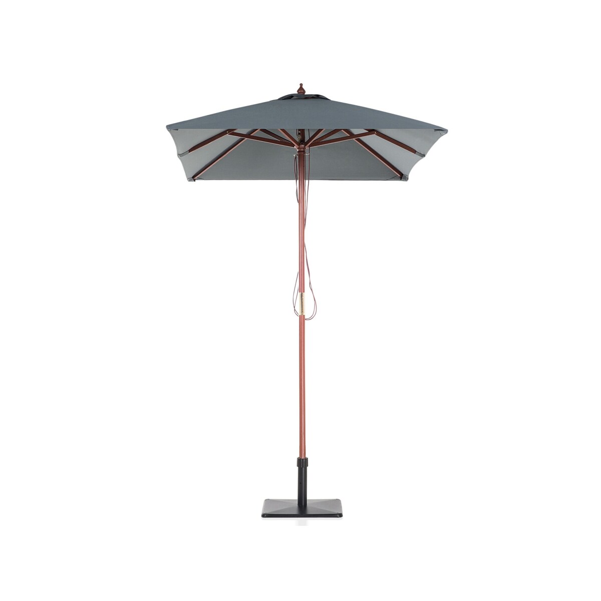 Parasol ogrodowy 144 x 195 cm szary FLAMENCO