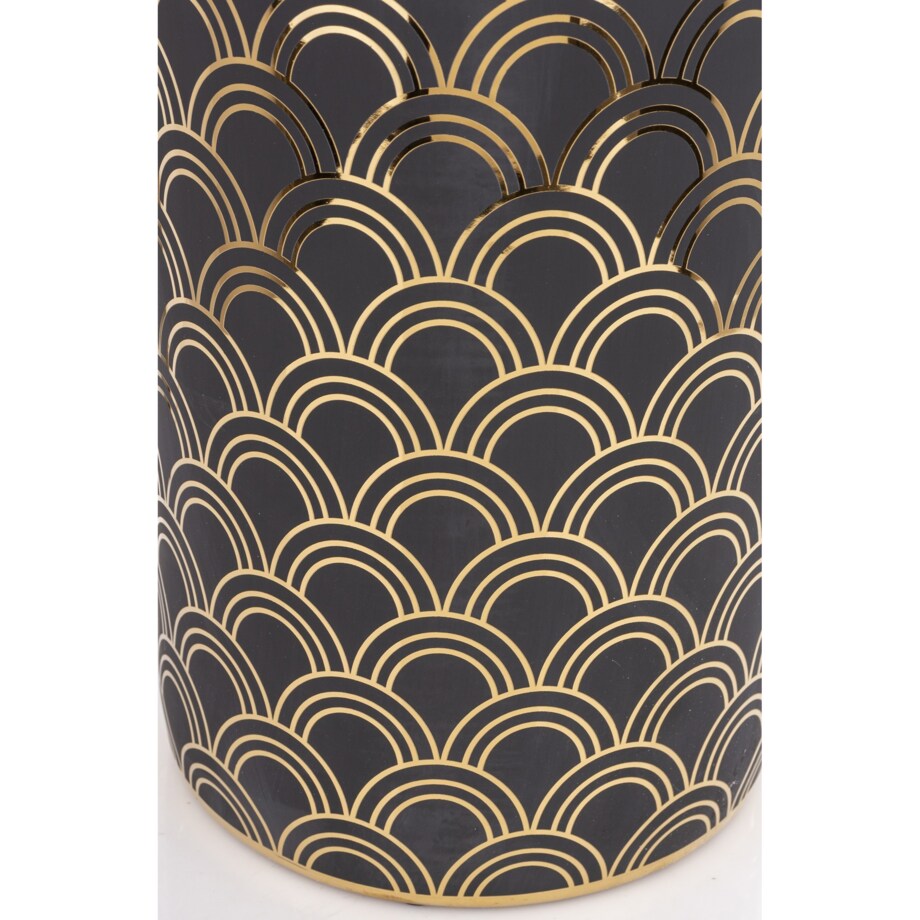 Parasolnik porcelanowy 46x20 cm CHADUR czarny