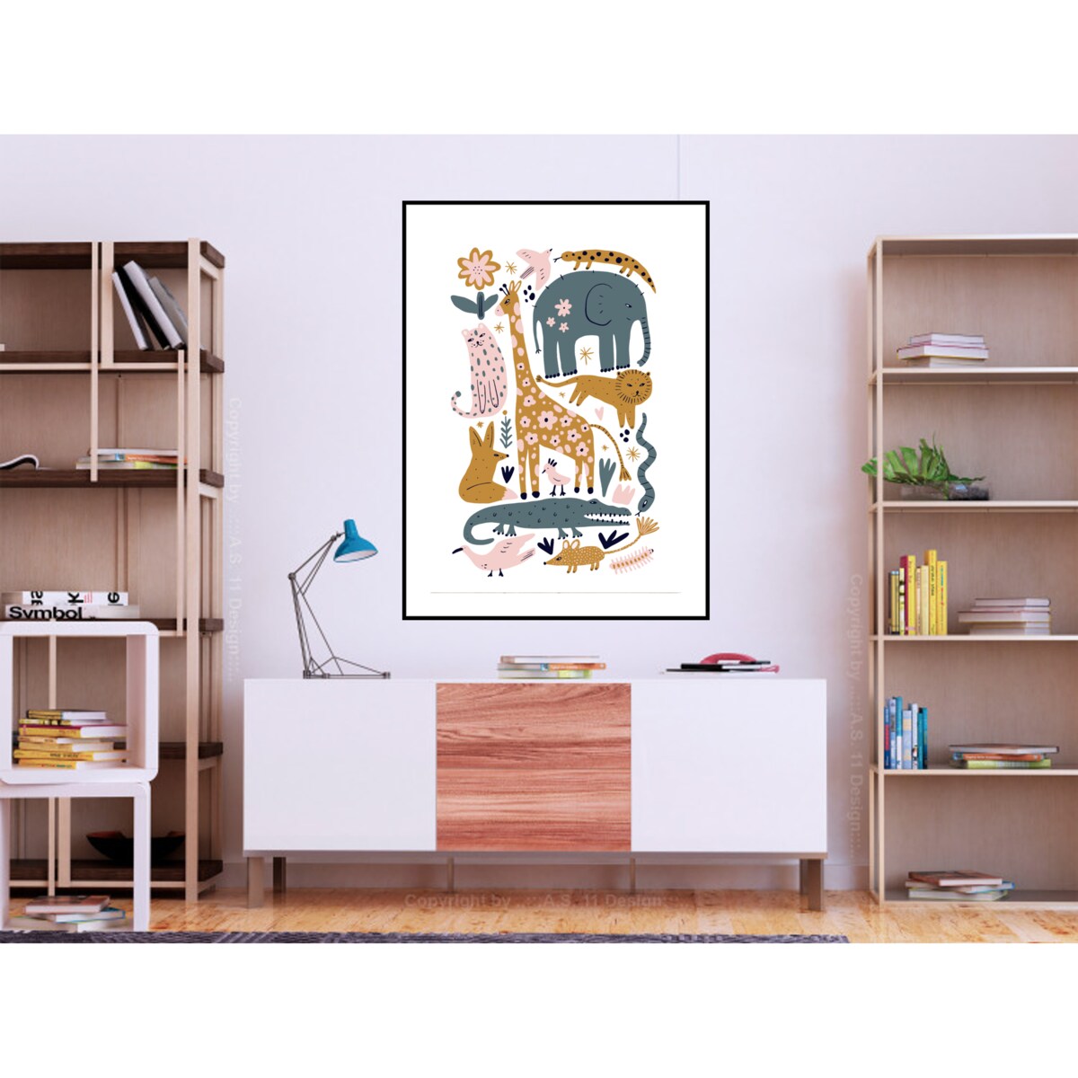 Poster Story, Plakat, Obraz - Safari, wymiary 21 x 30 cm