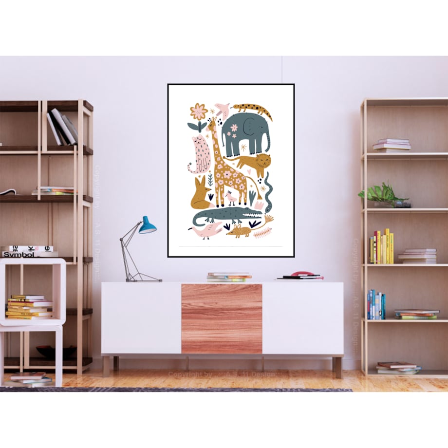 Poster Story, Plakat, Obraz - Safari, wymiary 21 x 30 cm