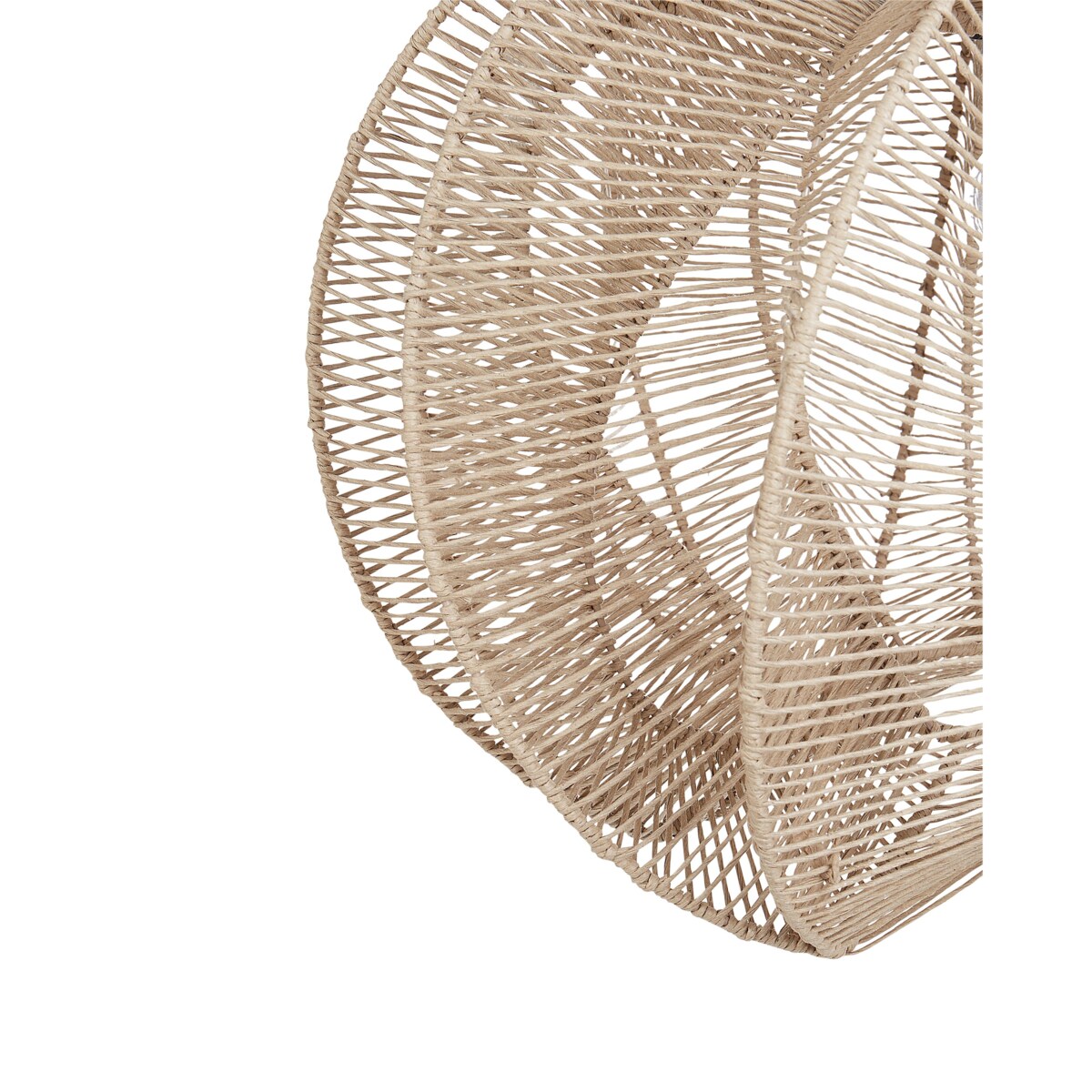 Lampa wisząca MANINGA Papierowa plecionka Jasnobrązowy