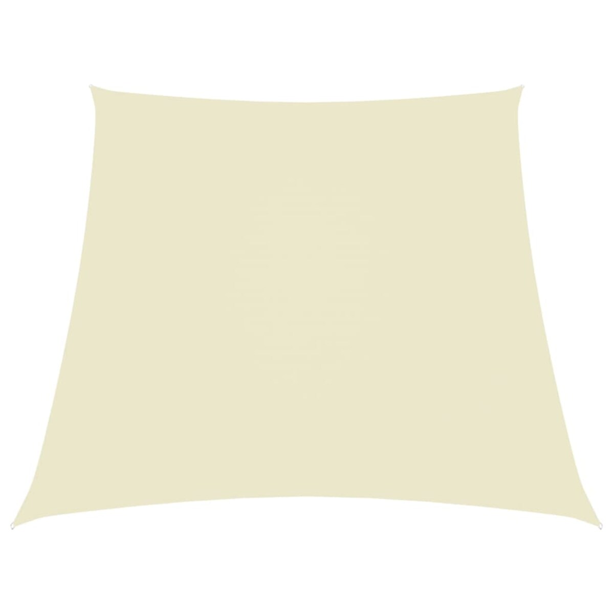 vidaXL Trapezowy żagiel ogrodowy, tkanina Oxford, 4/5x4 m, kremowy