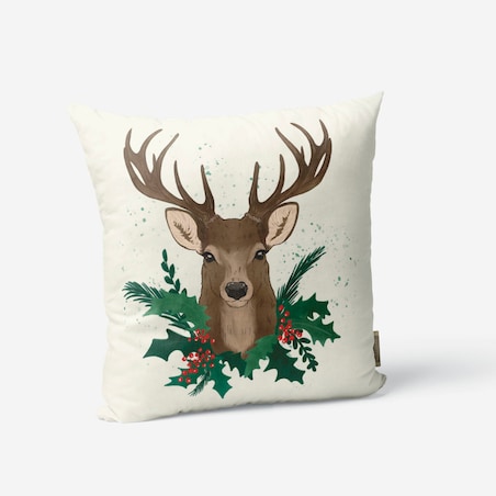 Poduszka świąteczna - Jeleń 45x45 cm