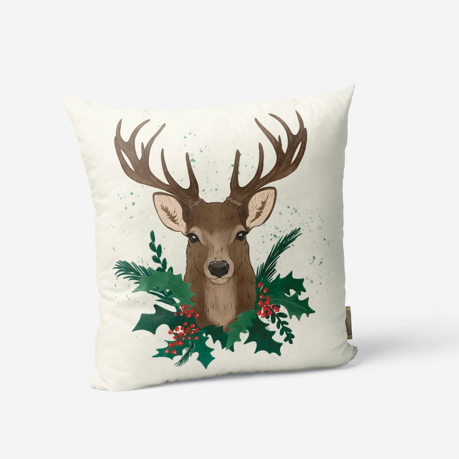 Poduszka świąteczna - Jeleń 45x45 cm
