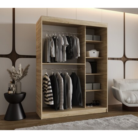 Szafa przesuwna ROYAL 150 sonoma