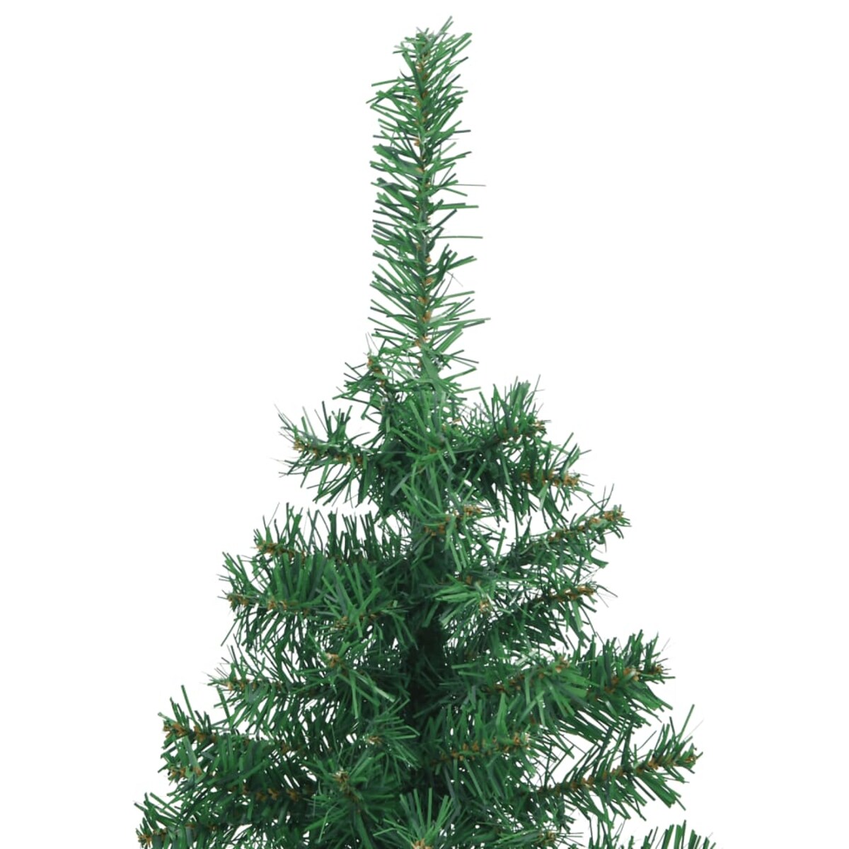 vidaXL Sztuczna choinka narożna, zielona, 150 cm, PVC
