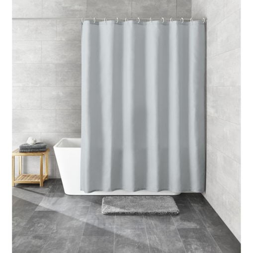 KLEINE WOLKE Rica Ekologiczna Zasłona prysznicowa Eco Care 180x200 cm szary