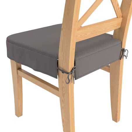 Siedzisko na krzesło Ingolf, brązowy welwet, krzesło Inglof, Ingrid