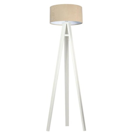Lampa stojąca HOME 40 beżowa/biała/biała