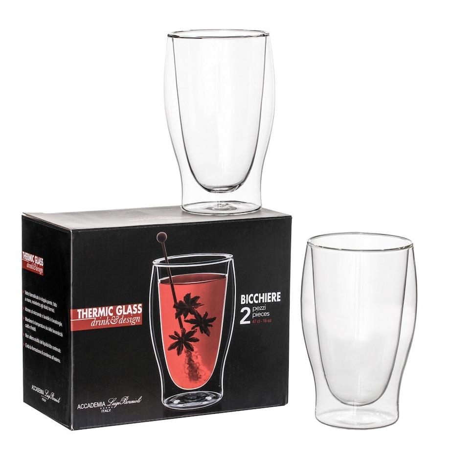 Szklanki termiczne Termico 2szt. 470ml, 8,7 x 7 x 15 cm