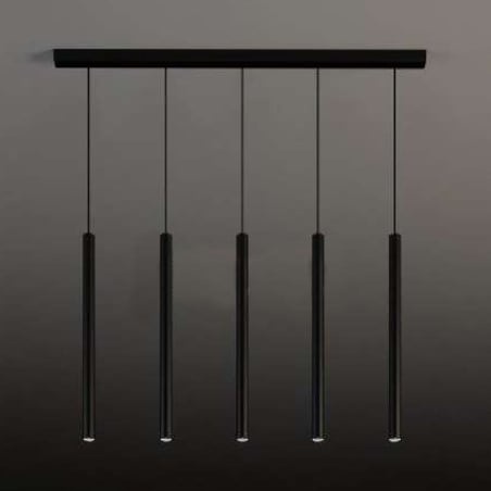 LAMPA wisząca YABU 5528 Shilo metalowa OPRAWA zwis LISTWA sufitowa sople tuby czarne