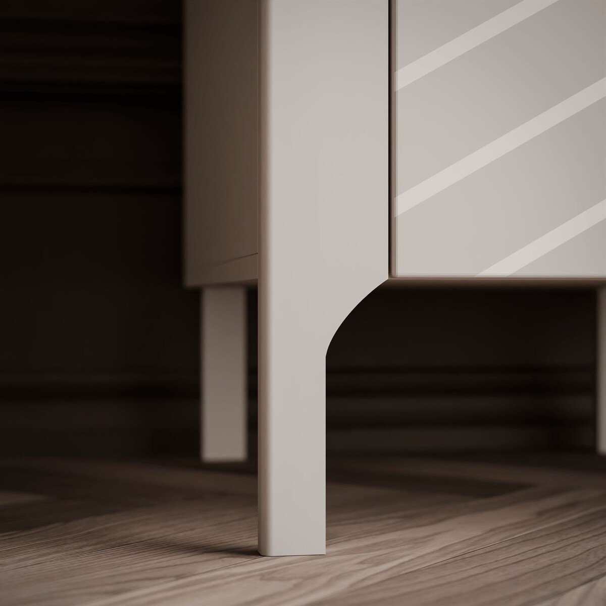 Dwudrzwiowa szafa LUMI 90 cm, kaszmir