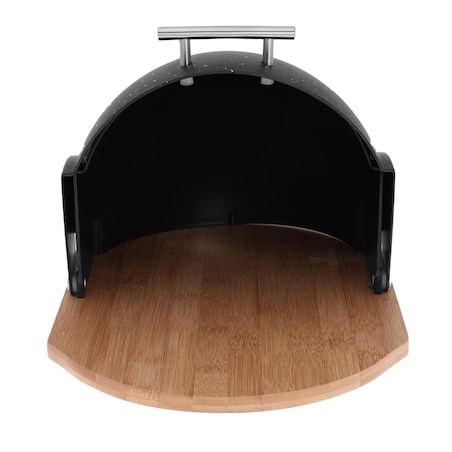 Chlebak bambusowo-akrylowy czarny marmurek KLAUSBERG