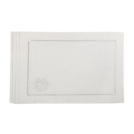 Podkładki Jingle Bells Joyful Christmas Silverline – 4 komplet szt.