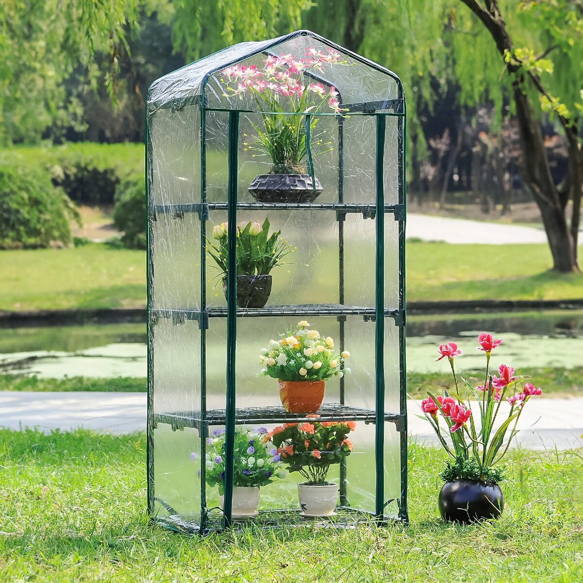 Mini Szklarnia Balkonowa Ogrodowa 160X70X50 Do Uprawy Roślin