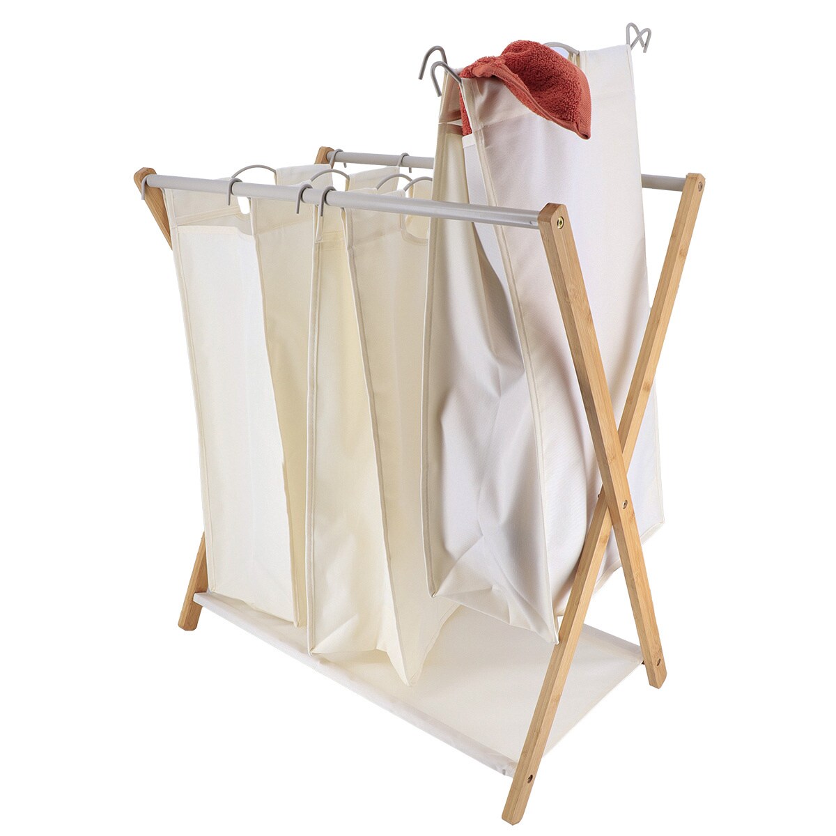 Kosz na pranie 3 komory CHIC INTERIOR, 35 l x3