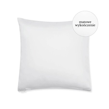 Poszewka perkalowa pure white 50 x 60 cm