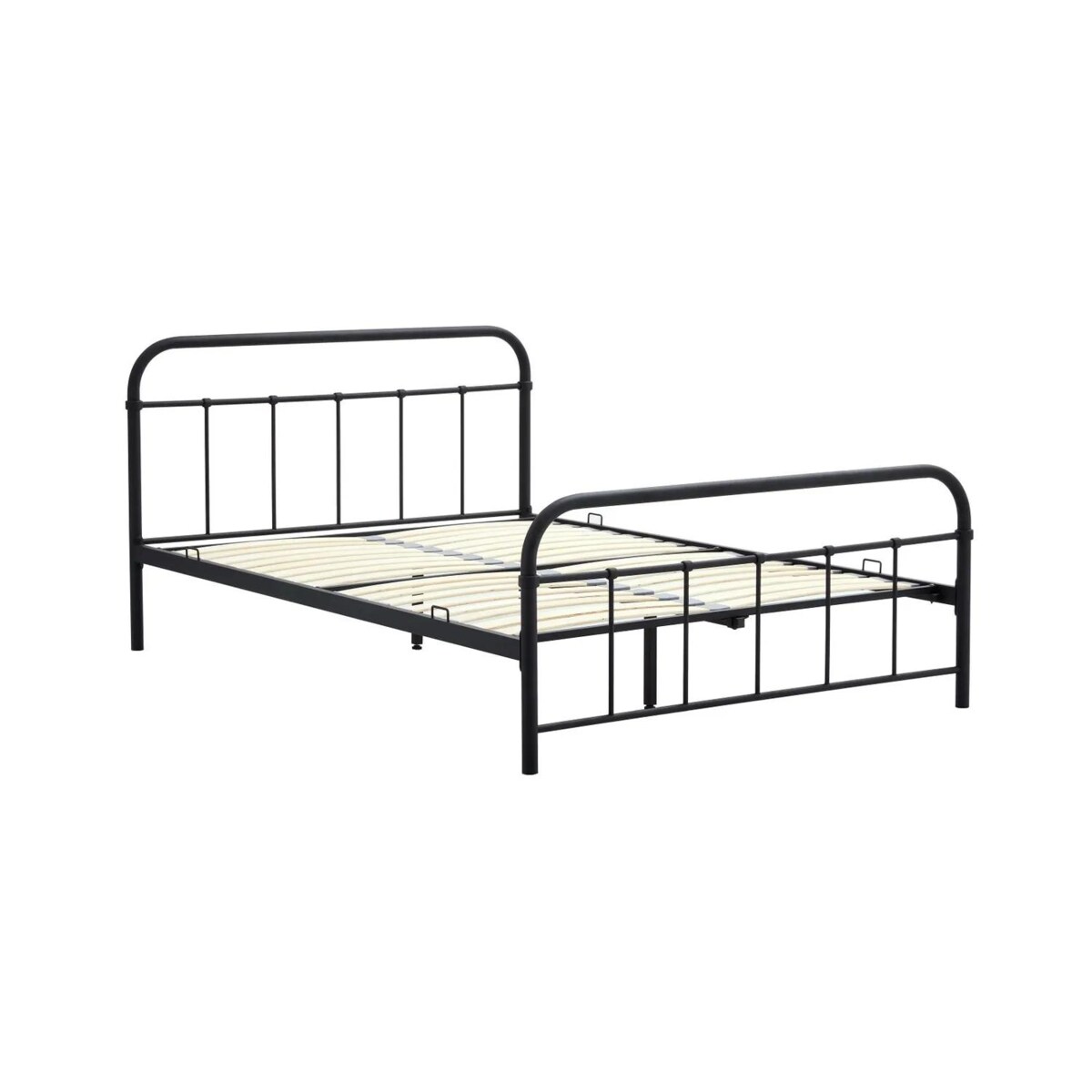 Łóżko metalowe LINDA 140x200 czarne