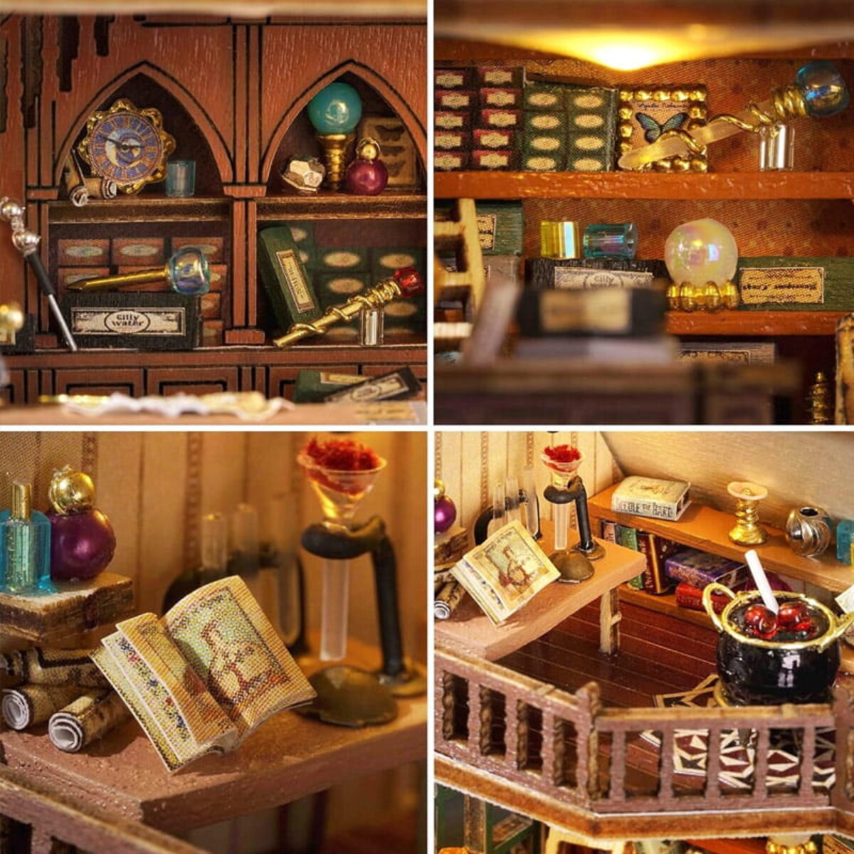 Miniaturowy domek - Różdzka Harrego