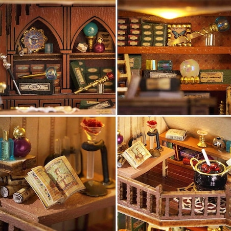Miniaturowy domek - Różdzka Harrego