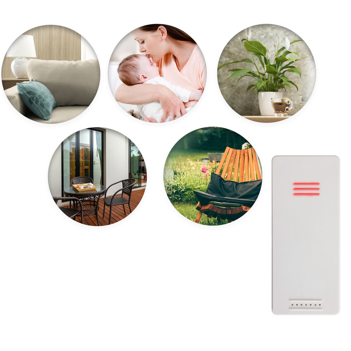 Bezprzewodowa stacja pogody pogodowa Berdsen