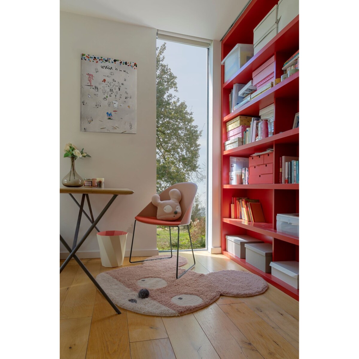 Poduszka mysz Miss Mighty Mouse 35x35 cm Lorena Canals