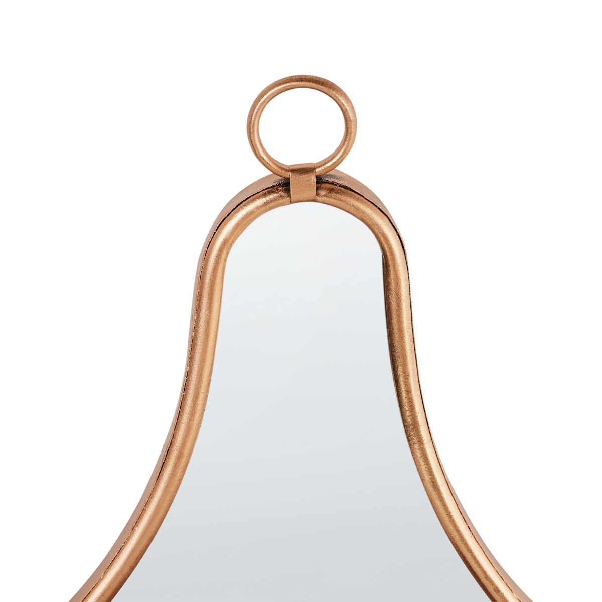 Świecznik wiszący BAZARNES Metal 45 cm Złoty