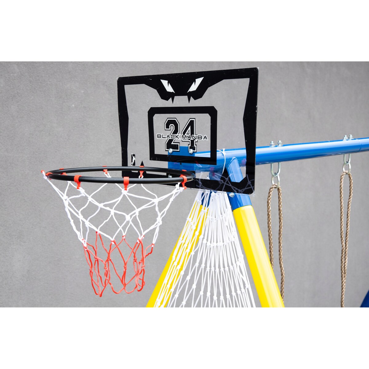 4 w 1 Huśtawka ogrodowa JUMI podwójna dla dzieci bujana