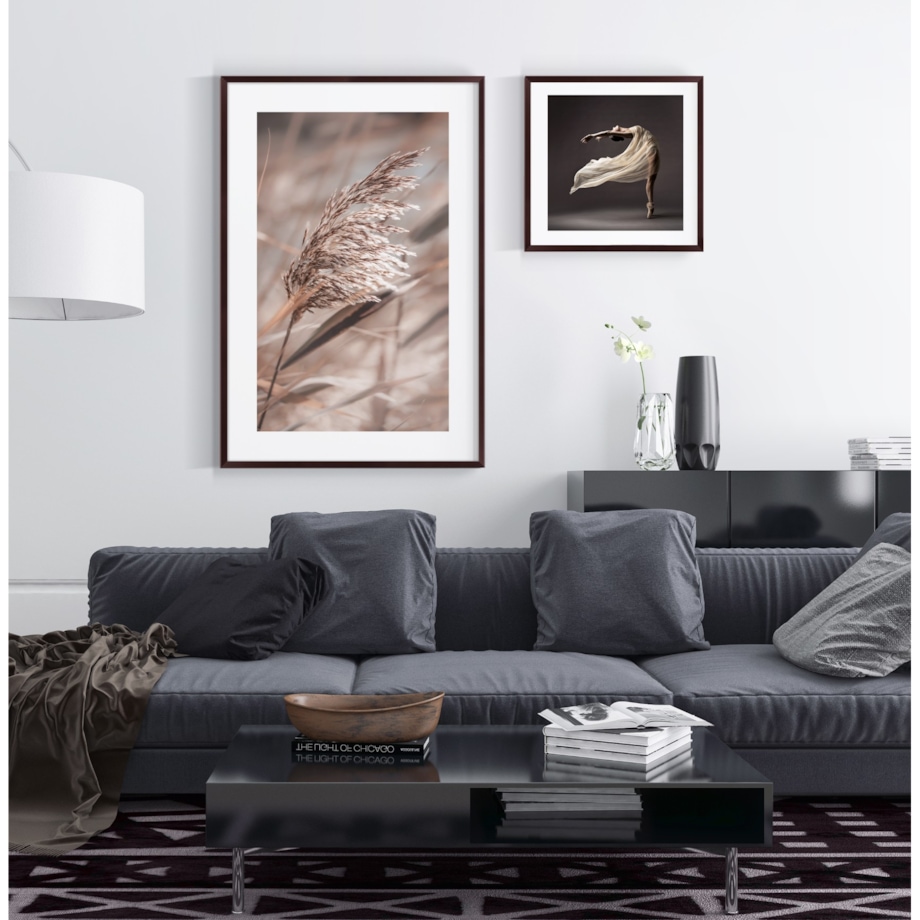 Ramki, brązowy, dekor drewna, 13x18, Knor - ramki na zdjęcie