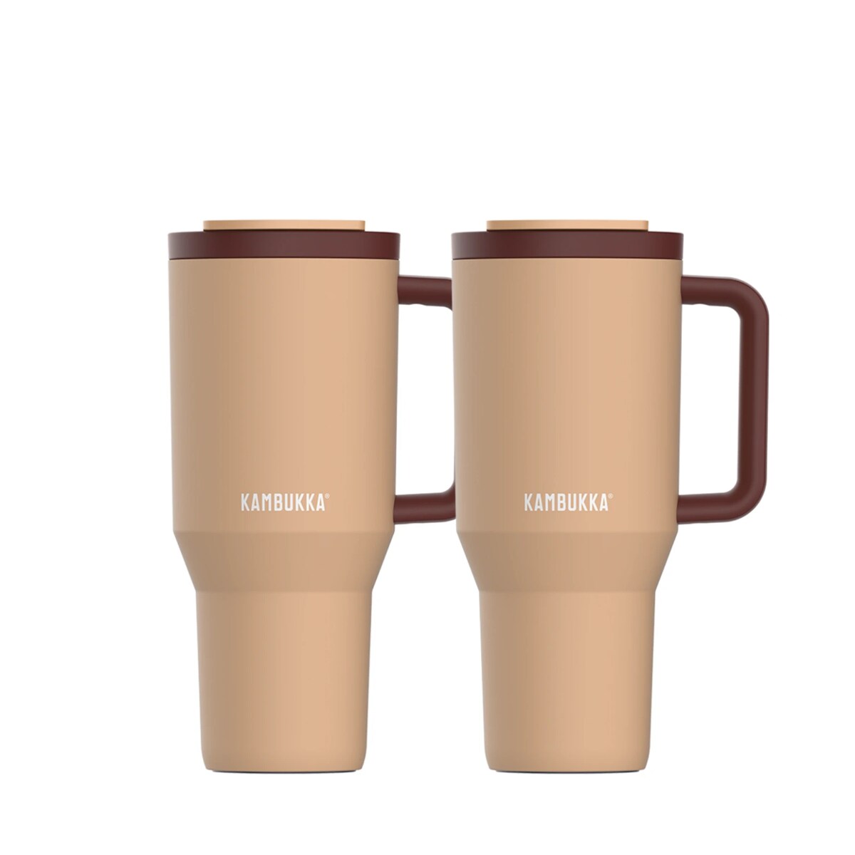 Kubek termiczny ze słomką Rio Kambukka 2x 950ml Zestaw RIO Chocolate