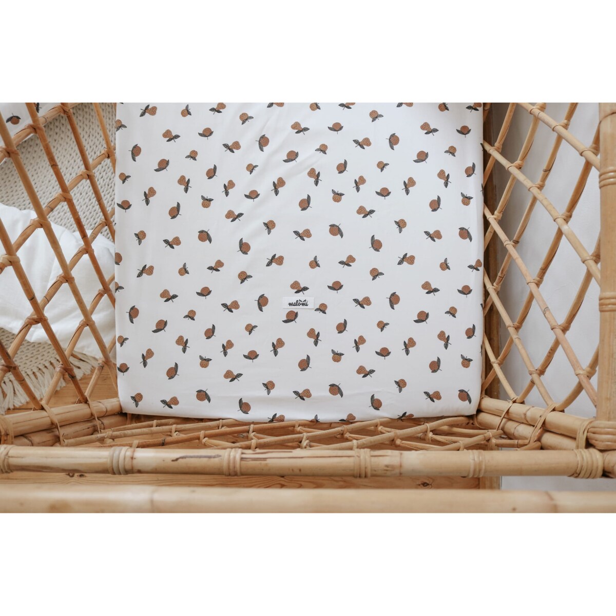 Prześcieradło bawełniane garden fruits - M