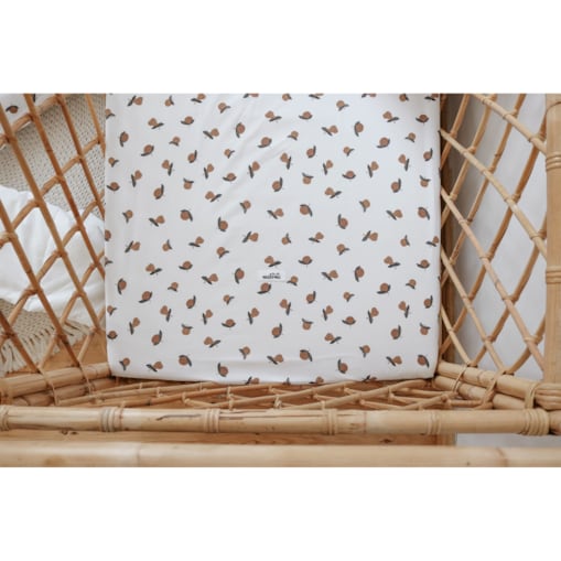 Prześcieradło bawełniane garden fruits - M