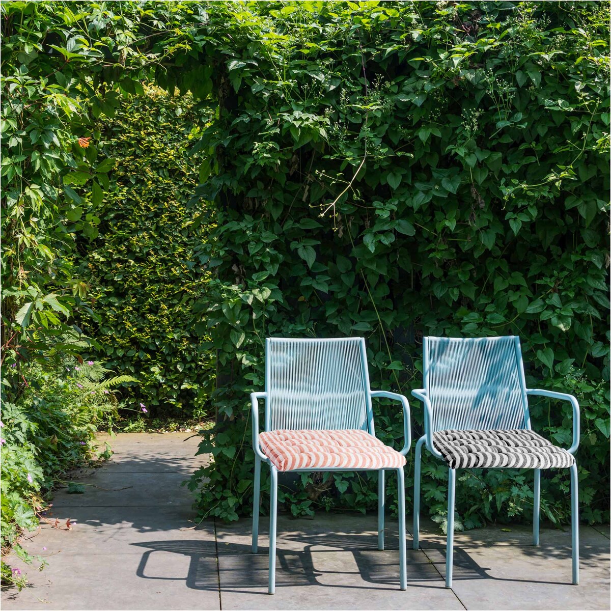 Poduszka Na Krzesło Ogrodowe Do Domu Na Taras 40X40 Cm Czarne