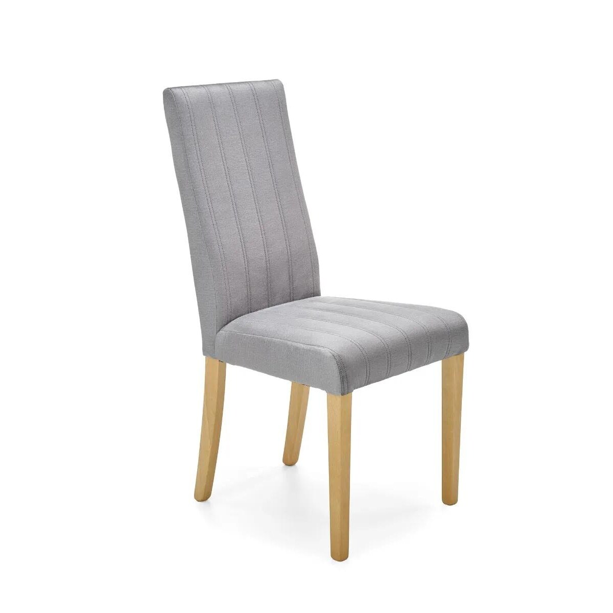 Krzesło tapicerowane DIEGO 3 VELVET jasnoszare