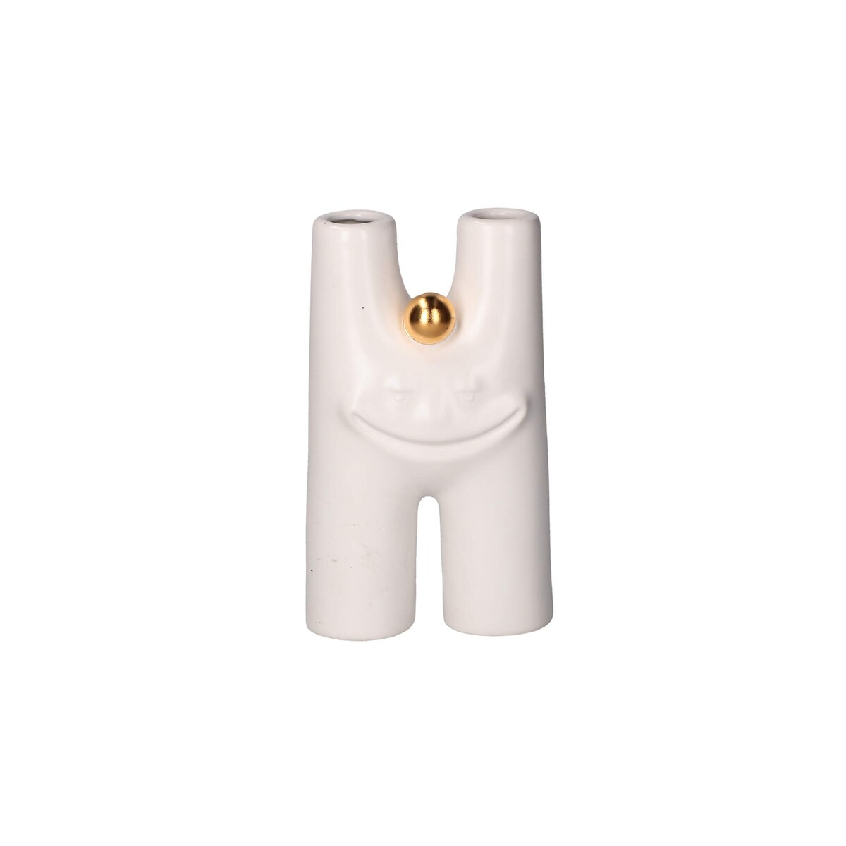 Nowoczesny wazon ceramiczny Glinfluencer - 16 cm, H