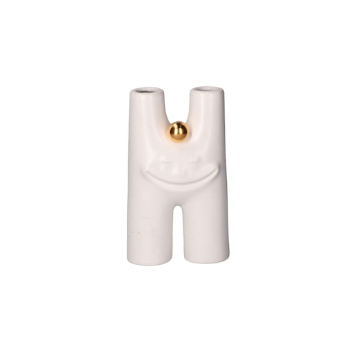 Nowoczesny wazon ceramiczny Glinfluencer - 16 cm, H