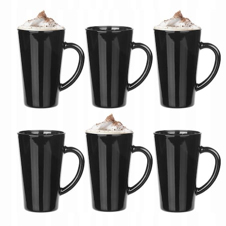 Kubek i wo 300 ml i dealny dla miłośników Kawy i Herbaty, Czarny