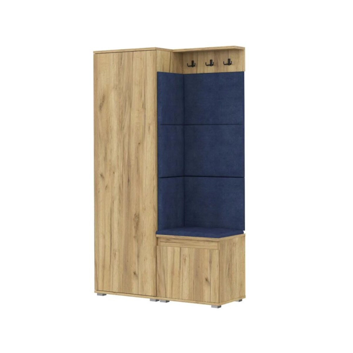 Garderoba do przedpokoju SINGAPUR 104 dąb craft/granatowy