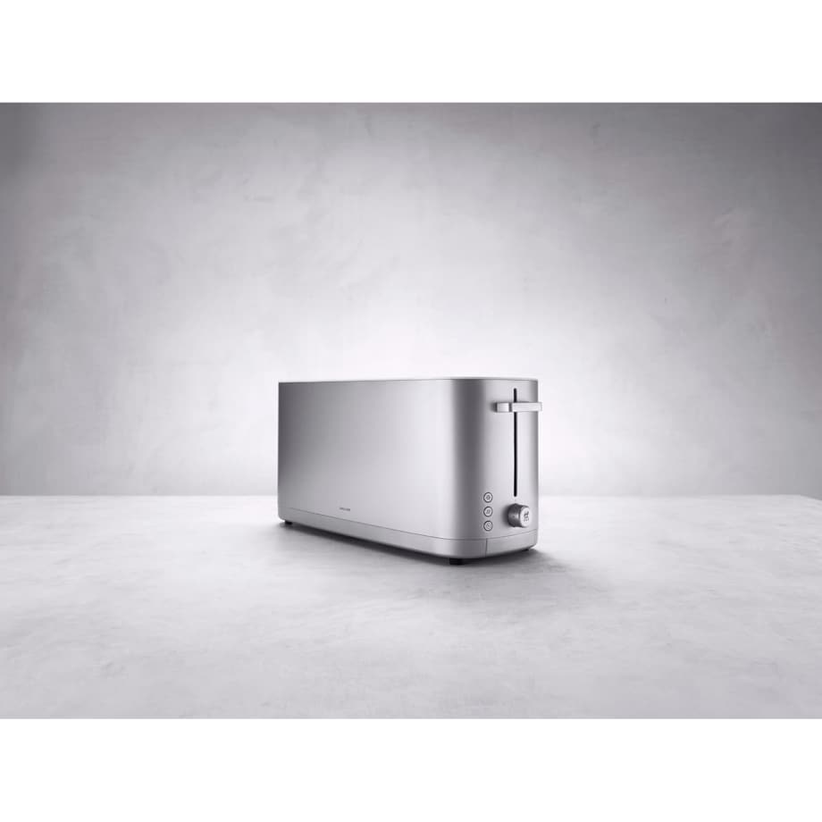 Toster duży z podgrzewaczem do bułek Zwilling Enfinigy - Srebrny