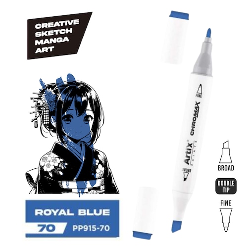 dwustronny marker kreatywny artix pp915-70 royal blue