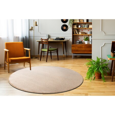 Dywan koło SEDUCTION beż 41 miękka, koło 133 cm