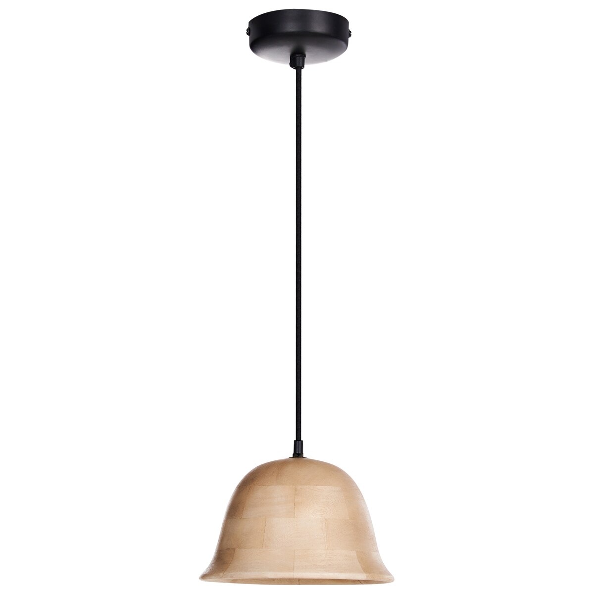 Lampa wisząca GOIKA Drewno mango Jasnobrązowy