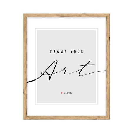 Ramki, 30x40 cm, ramka na zdjęcie, Knor - beżowe ramki do zdjęć i plakatów, dekor drewna