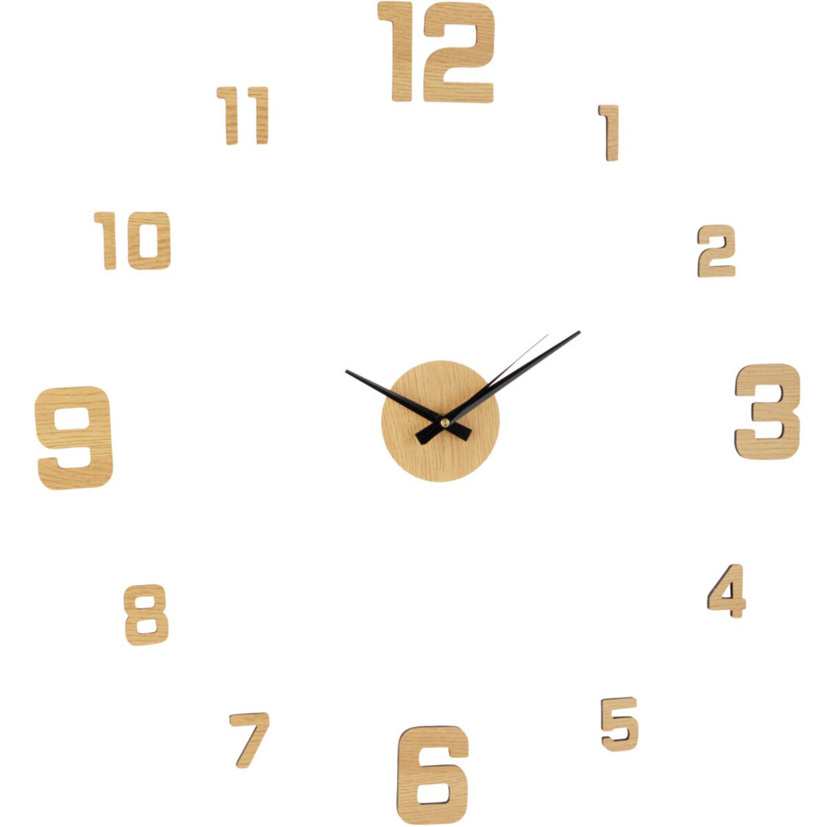 Zegar ścienny 3D TETI do przyklejania