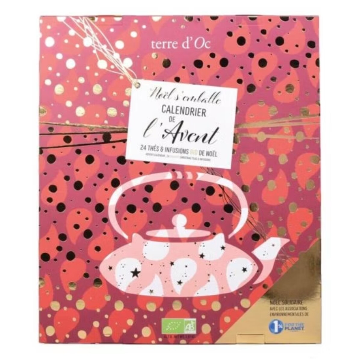 Kalendarz adwentowy 24 herbaty w torebkach edycja 2022, terre d'Oc