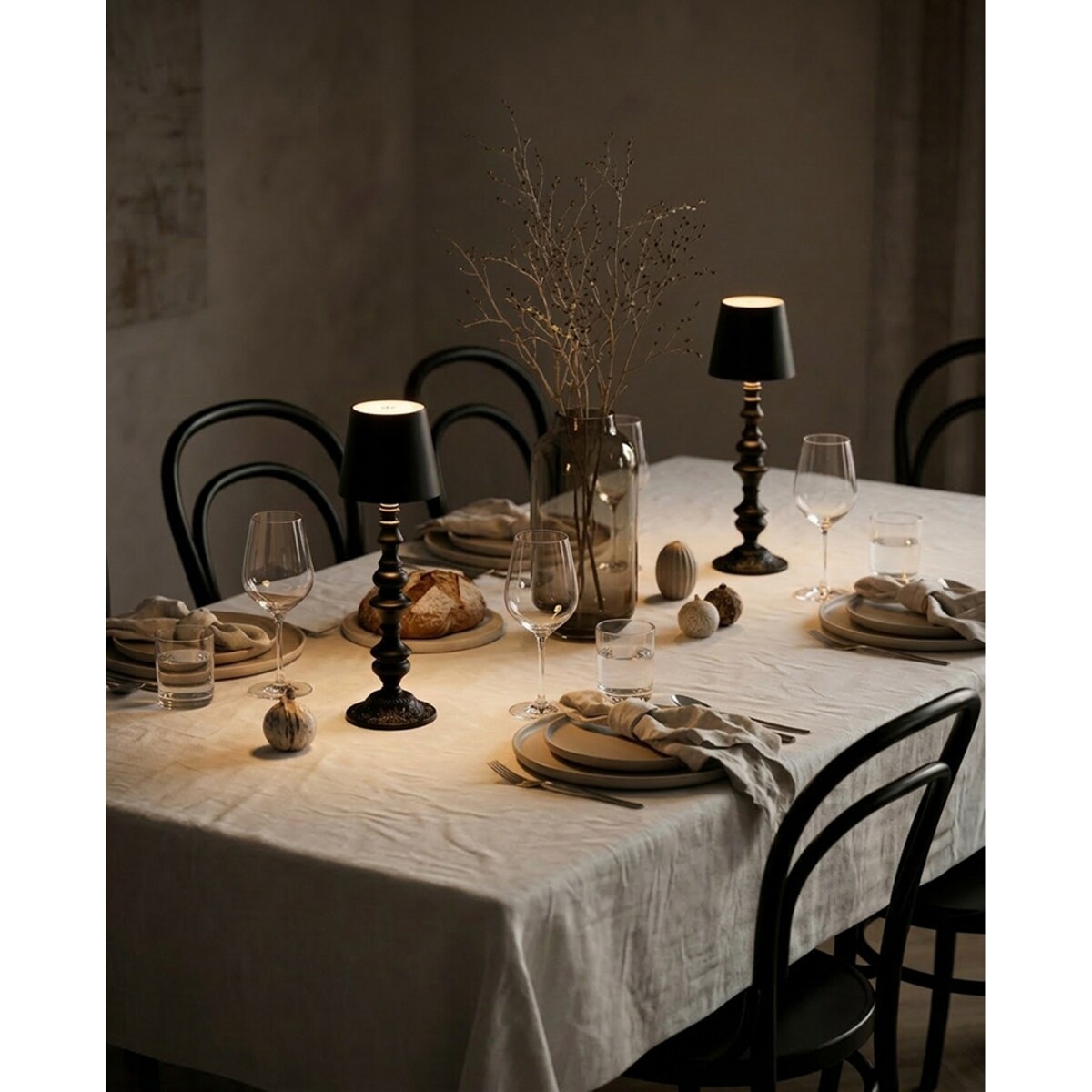 Lampka przenośna / nocna SHP STATE LED czarna trzy barwy światła