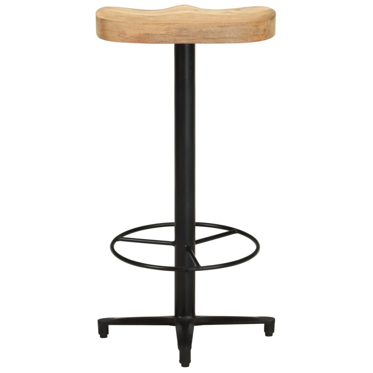 vidaXL Stołki barowe, 2 szt., 76 cm, lite drewno mango