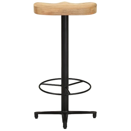 vidaXL Stołki barowe, 2 szt., 76 cm, lite drewno mango