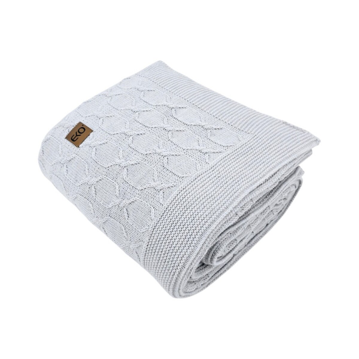 Koc z wełną z Alpaki 150x200 cm - MODENA SZARY