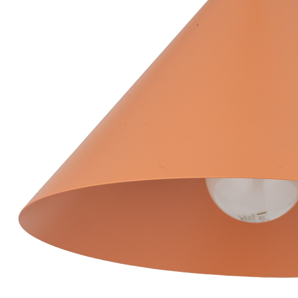 Lampa wisząca TK Lighting CONO S 11383 beżowa Sabia, metalowa, 1xE27, regulowana wysokość 155 cm